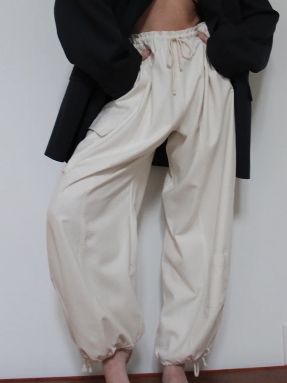 Na Nin Cooper Silk Canvas Cargo Pant
